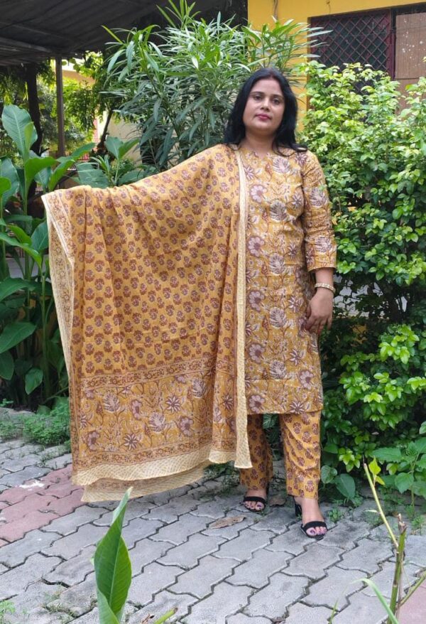 KURTI PANT DUPATTA ( 3Pcs. SUIT SET )